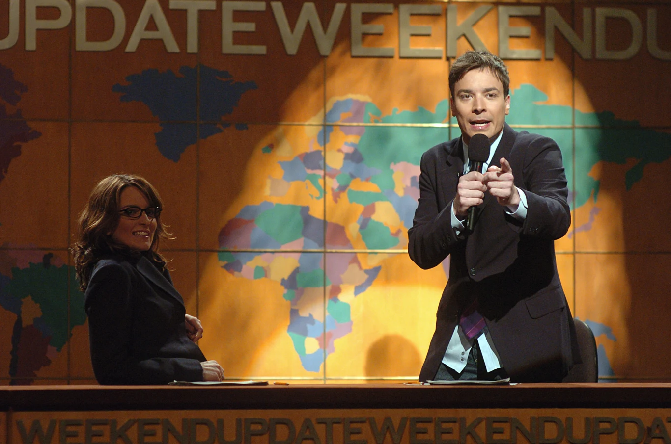Tina Fey i Jimmy Fallon w programie "Saturday Night Live" Tina Fey i Jimmy Fallon w programie "Saturday Night Live"