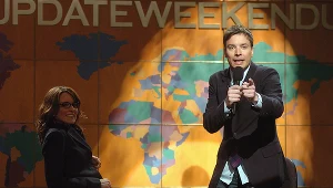 Tina Fey i Jimmy Fallon w programie "Saturday Night Live" 