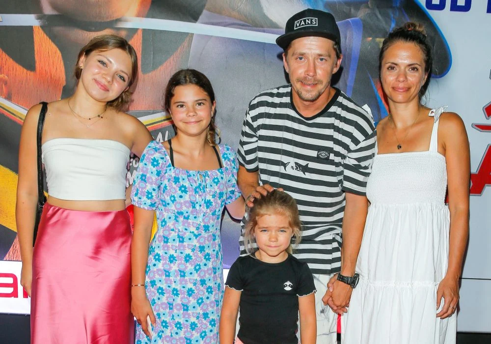 Bartosz Obuchowicz z rodziną Bartosz Obuchowicz z rodziną