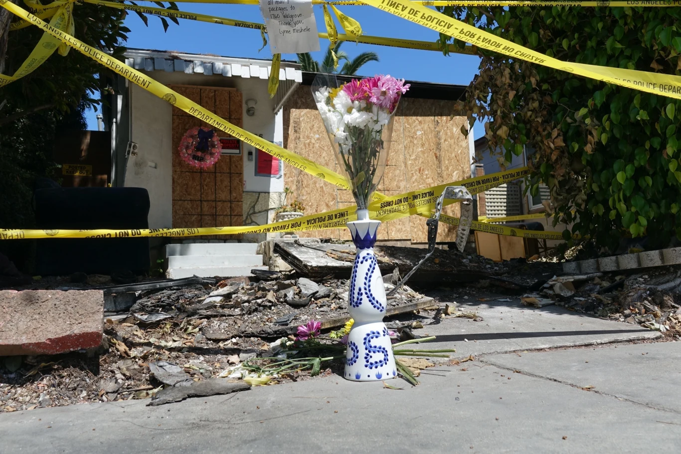 Miejsce wypadku Anne Heche Miejsce wypadku Anne Heche