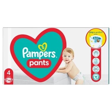 Pieluchomajtki Pampers Active Baby, rozmiar 4, pieluszki 108, 9kg-15kg - 4