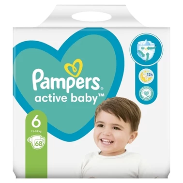 Pampers Active Baby 6, 68 Pieluszek,13kg-18kg - 2