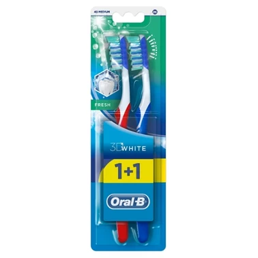 Oral-B Advantage 3DWhite Szczoteczka manualna do zębów, średnia, rozmiar 40 - 2