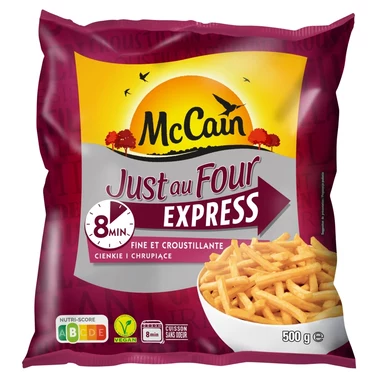 McCain JAF Express Szybkie frytki do piekarnika 500 g - 0