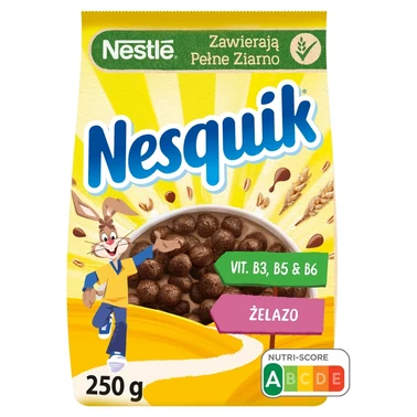 Nestlé Nesquik Zbożowe kuleczki o smaku czekoladowym 250 g - 1