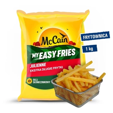 McCain My Easy Fries Julienne Frytki ekstra długie 1 kg - 0