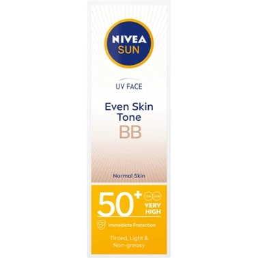 Nivea SUN UV Face Even Skin Tone Przeciwsłoneczny krem BB do twarzy SPF 50+ 50 ml - 0