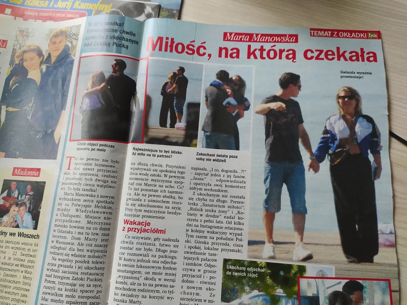 O spotkaniu Marty Manowskiej z partnerem napisał tygodnik "Życie na Gorąco" O spotkaniu Marty Manowskiej z partnerem napisał tygodnik "Życie na Gorąco"