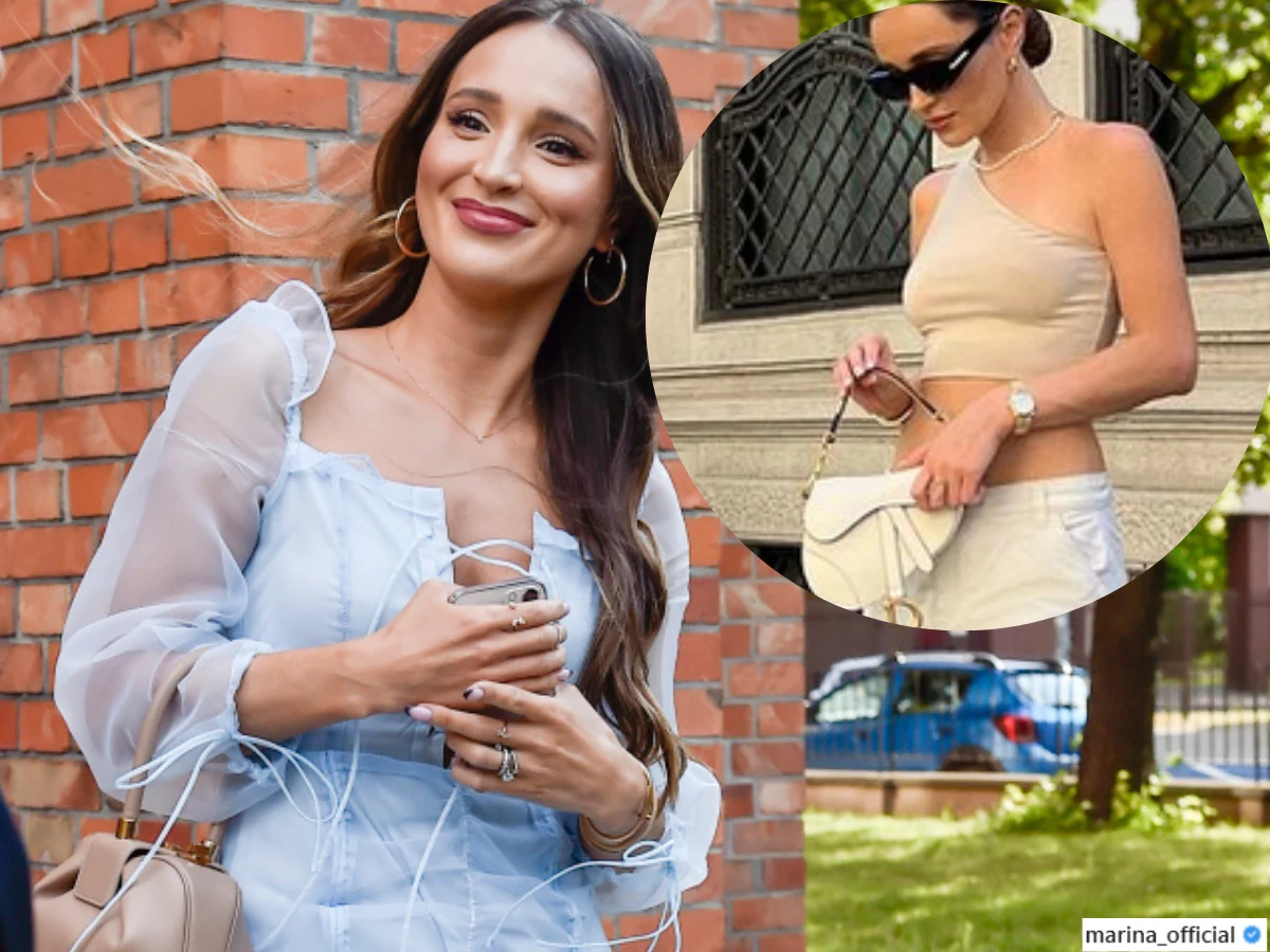 Marina Łuczenko chwali się mini torebką za 15 tysięcy! IG @marina_official/ Marina Łuczenko chwali się mini torebką za 15 tysięcy! IG @marina_official/