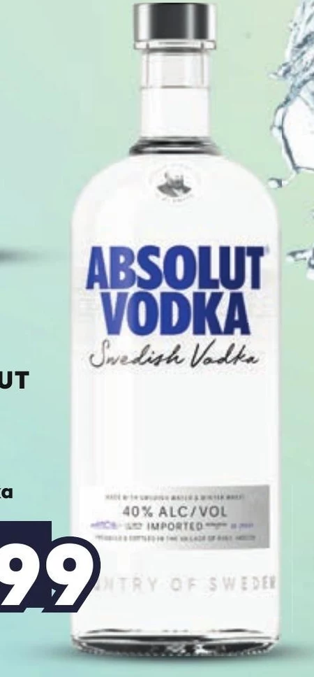 Absolut Wódka 1000 ml 