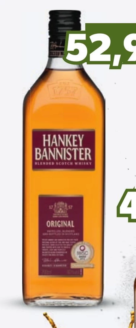 Hankey Bannister Blended Scotch Whisky 0,7 l