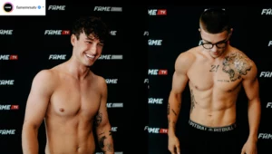 Marcin Dubiel - Kacper "Blonsky" Błoński - Fame MMA 15 (Instagram famemmatv)