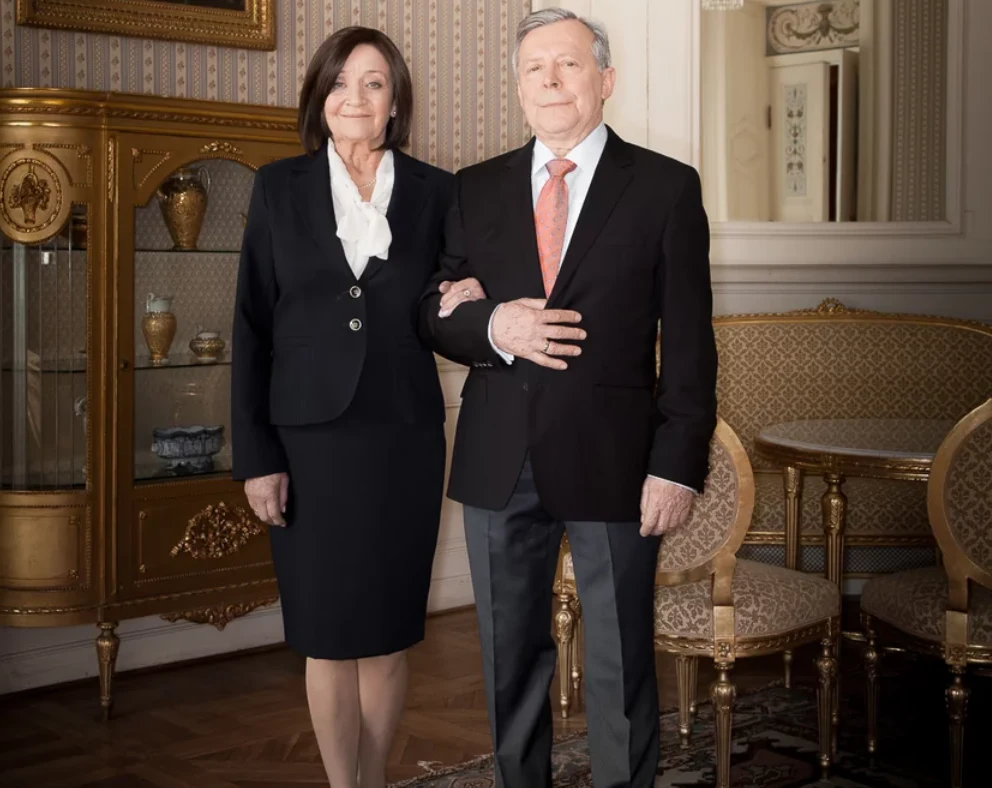 Ewa Dałkowska i Lech Łotocki w filmie "Smoleńsk"