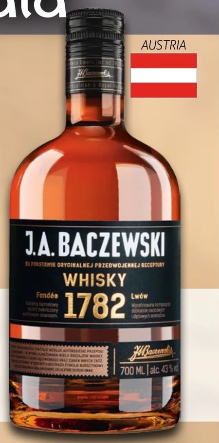 J.A. Baczewski Whisky 700 ml