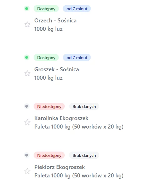 Na stronie sprawdzwegiel.pl można sprawdzić, jakie produkty aktualnie są dostępne i czy jest sens dobijać się do strony PGG. 