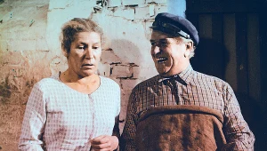Maria Zbyszewska i Wacław Kowalski w filmie "Nie ma mocnych"
