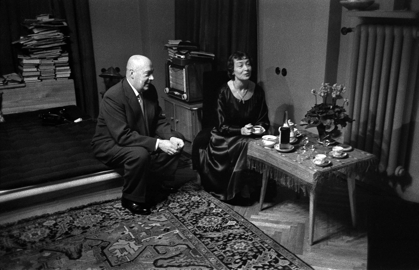 Nina Andrycz i Józef Cyrankiewicz Nina Andrycz i Józef Cyrankiewicz