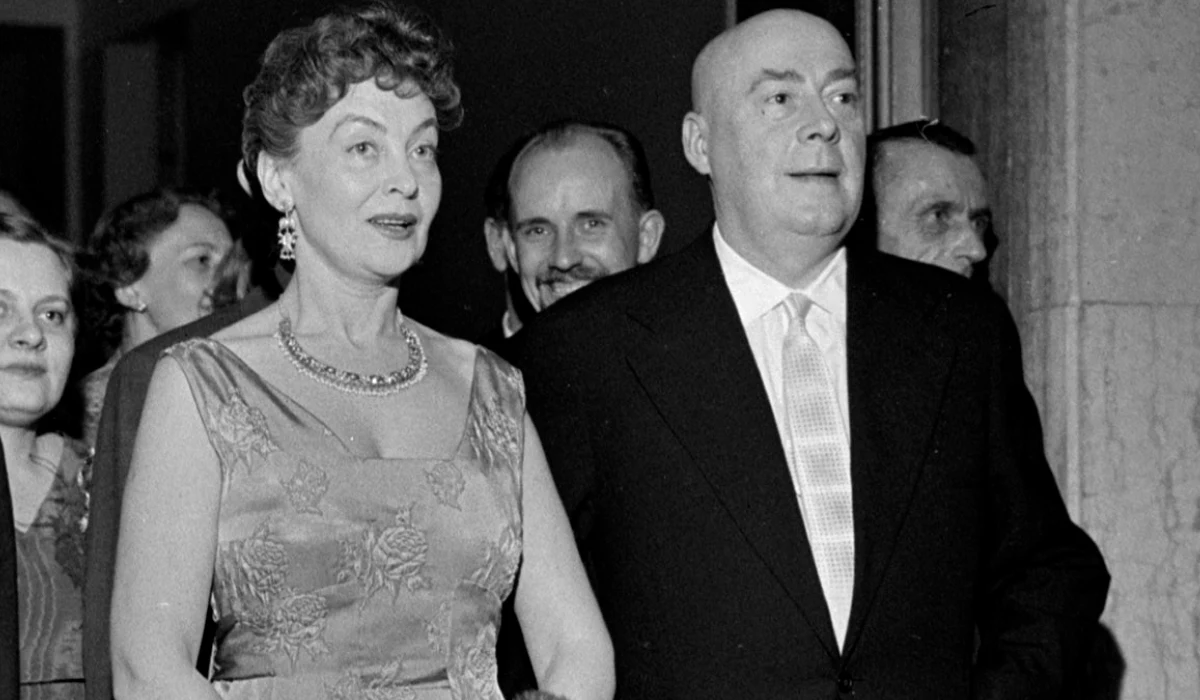 Nina Andrycz i Józef Cyrankiewicz Nina Andrycz i Józef Cyrankiewicz