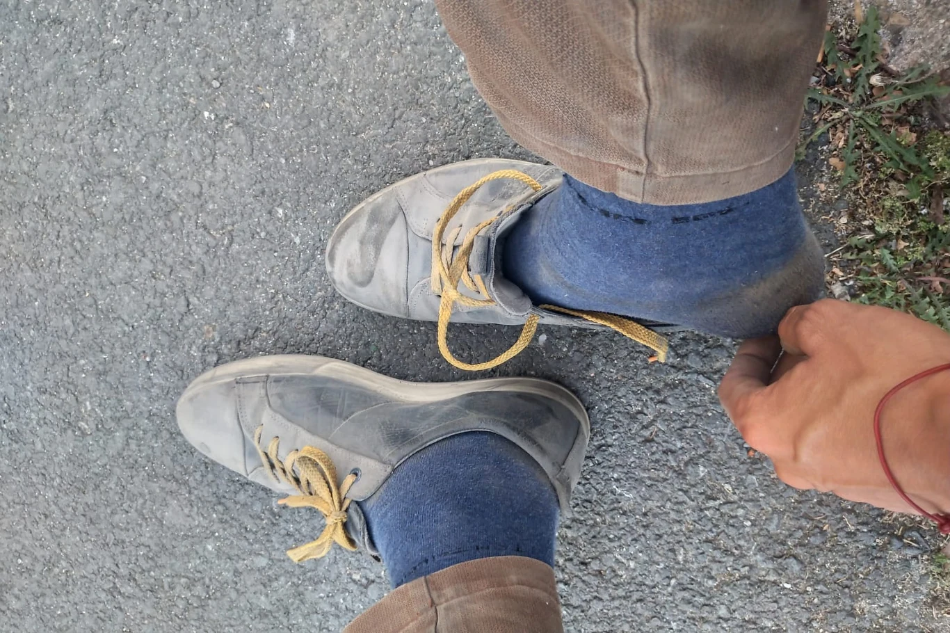 Buty po wyjściu z lasu