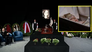 Trumna z ciałem Darii Duginy była otwarta podczas pogrzebu
