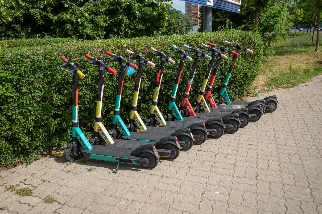 Parking dla hulajnóg Parking dla hulajnóg