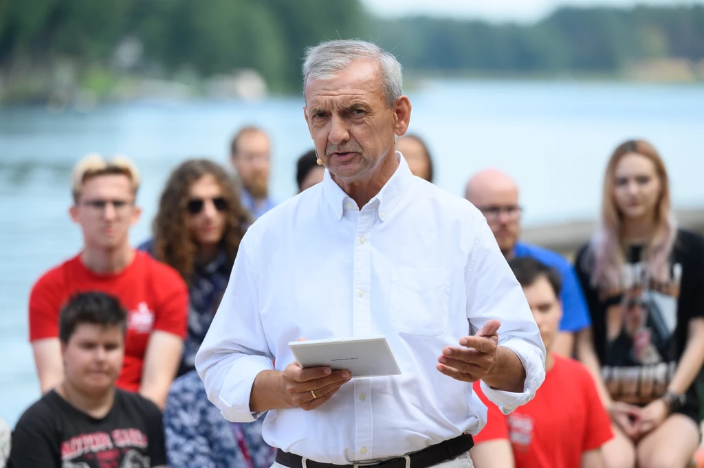 Prezes Związku Nauczycielstwa Polskiego Sławomir Broniarz na konwencji "Przyjazna szkoła" Prezes Związku Nauczycielstwa Polskiego Sławomir Broniarz na konwencji "Przyjazna szkoła"