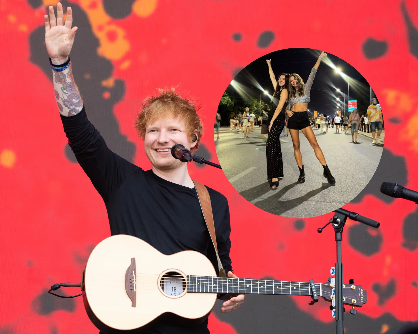 Anna Lewandowska bawiła się na koncercie Eda Sheerana w Warszawie Anna Lewandowska bawiła się na koncercie Eda Sheerana w Warszawie