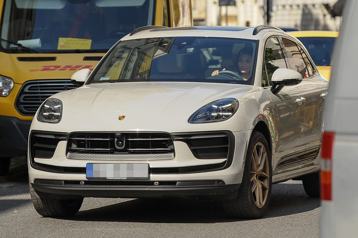 Julia Wieniawa i jej porsche Julia Wieniawa i jej porsche