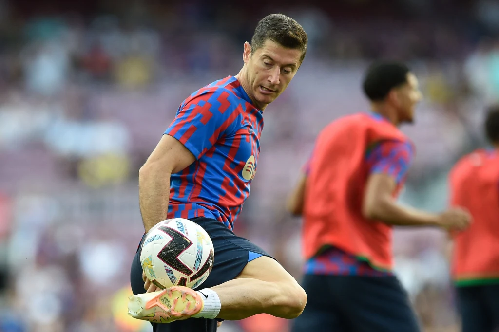 Robert Lewandowski w barwach Barcelony