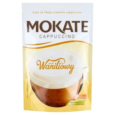 Mokate Cappuccino smak waniliowy 110 g - 0