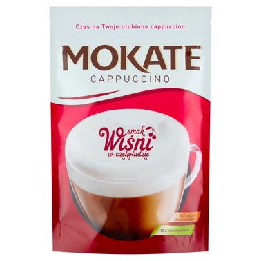 Mokate Cappuccino smak wiśnia w czekoladzie 110 g - 0