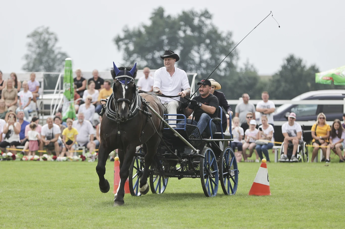Kevin Aiston na Art Cup - Jeździeckich Mistrzostwach Gwiazd w Zakrzowie