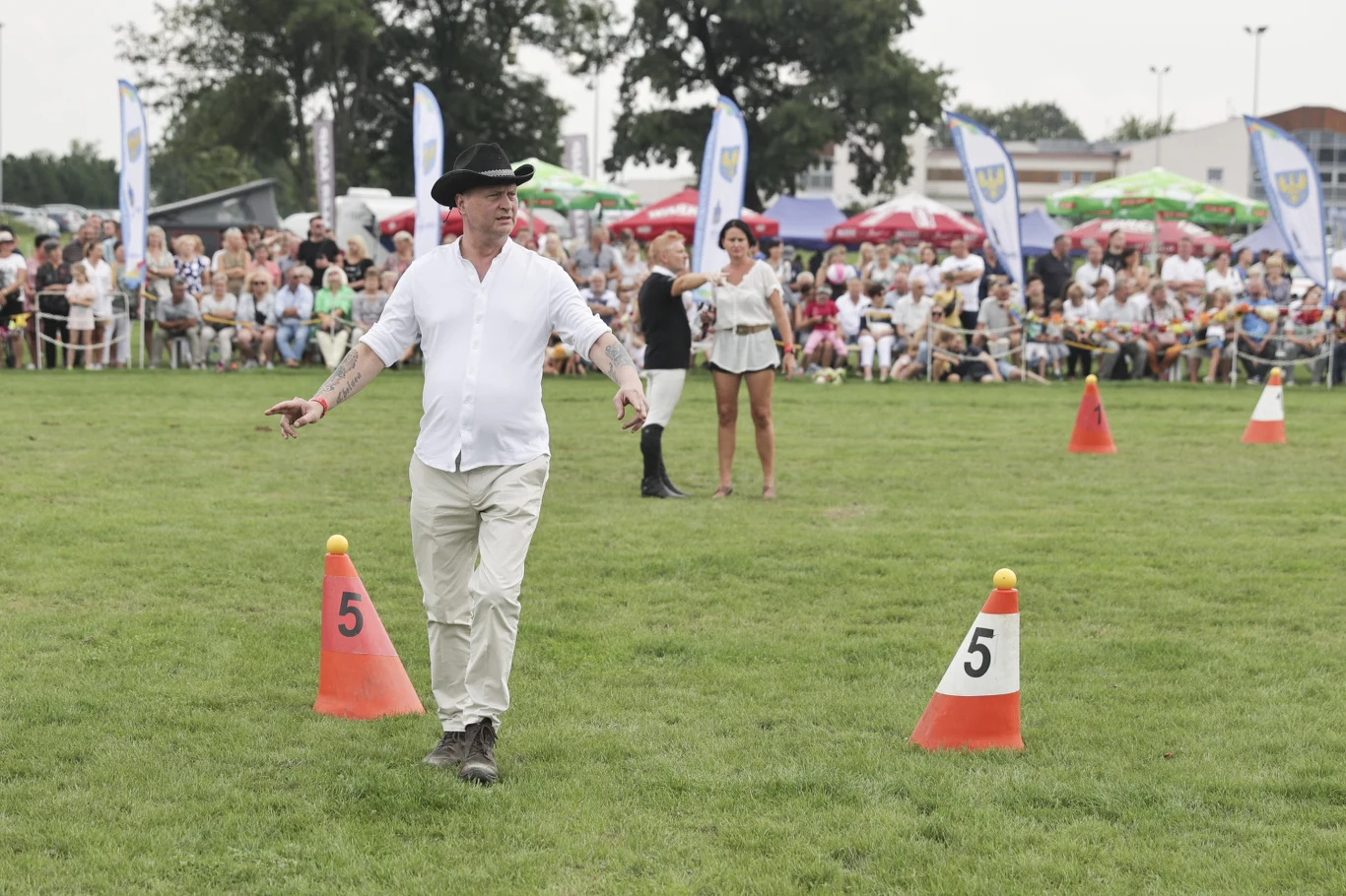Kevin Aiston na Art Cup - Jeździeckich Mistrzostwach Gwiazd w Zakrzowie
