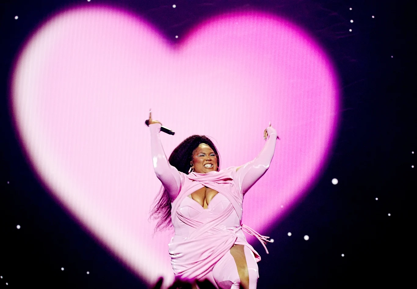Lizzo podczas rozdania nagród MTV VMA 2022
