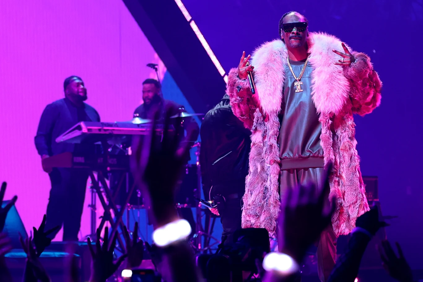 Snoop Dogg podczas rozdania nagród MTV VMA 2022