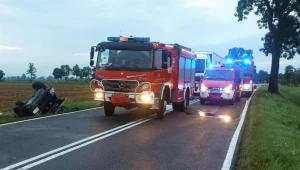 Wypadek na drodze krajowej numer 22 w miejscowości Stare Pole w Pomorskiem