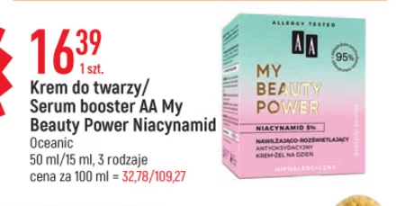 AA My Beauty Power Niacynamid 5% antyoksydacyjny krem-żel na dzień 50 ml