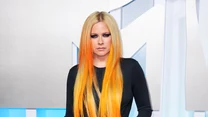 Avril Lavigne na ściance podczas gali MTV VMA 2022