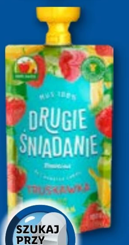 Drugie śniadanie Mus 100% truskawka jabłko banan 100 g