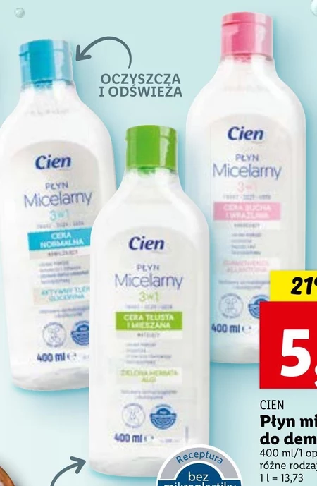 Płyn micelarny Cien