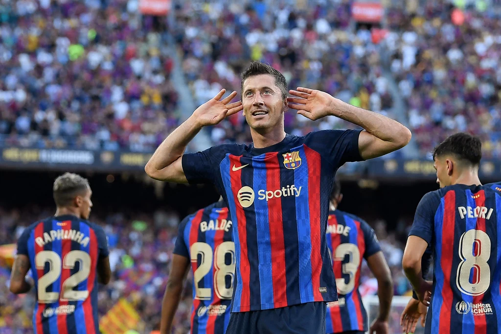 Robert Lewandowski zdobył dla Barcelony cztery bramki w trzech meczach La Liga Robert Lewandowski zdobył dla Barcelony cztery bramki w trzech meczach La Liga