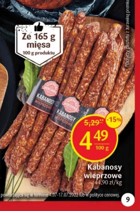 Kabanosy Szlachecka Wędzarnia