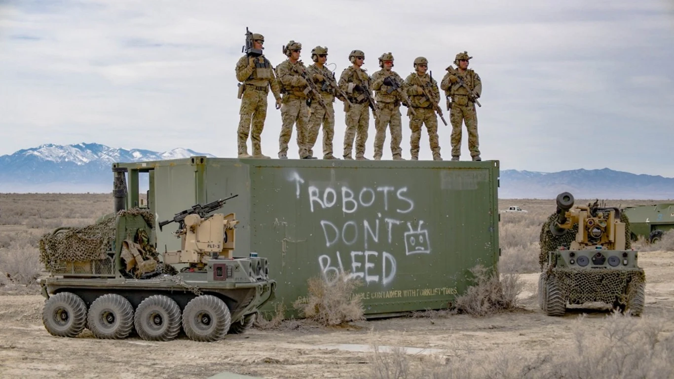 Robot Project Origin uziemił śmigłowce wroga Robot Project Origin uziemił śmigłowce wroga