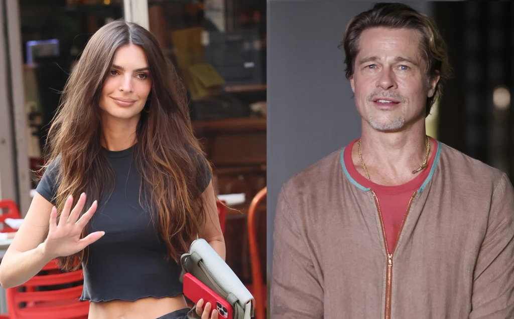 Emily Ratajkowski i Brad Pitt