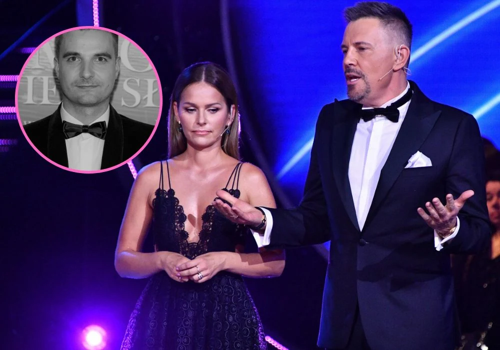 Krzysztof Ibisz i Paulina Sykut-Jeżyna pożegnali Piotra Balickiego