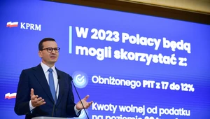 Mateusz Morawiecki: Rząd przyjął ambitny budżet na trudne czasy; dochody budżetu wyniosą w 2023 r. 604,4 mld zł 