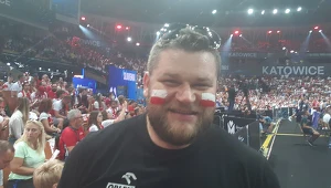 Paweł Fajdek był w Spodku pierwszy raz w życiu. Akurat na meczu Polska - USA w siatkówce