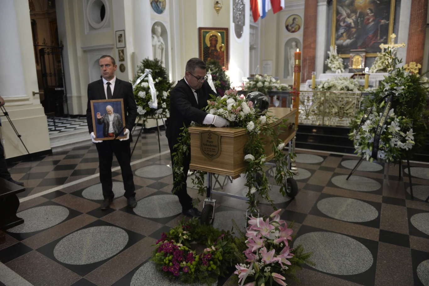 Zobacz zdjęcia z ostatniego pożegnania Piotra Szkudelskiego z grupy Perfect