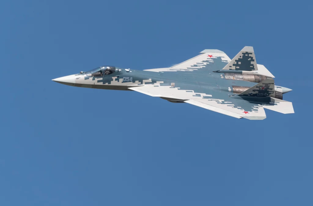 Su-57 wysłane do walki, ale tylko w granicach rosyjskiej przestrzeni powietrznej