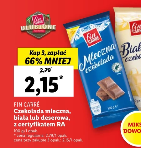 Czekolada Fin Carre